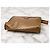 Triomphe Céline Pouch in pelle marrone monogram Celine - vista 7