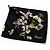 Carré in seta Chopard con stampa floreale nera Nero Rosa Bianco Verde - vista 2