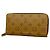 Louis Vuitton Monogram Reverse Zippy Wallet Braun