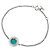 Pulsera con dije de círculo Tiffany & Co. TTWO Azul