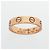 Anello Mini Love Cartier in oro rosa 18K - vista 2