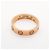 Anello Mini Love Cartier in oro rosa 18K - vista 4
