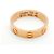 Anello Mini Love Cartier in oro rosa 18K - vista 4