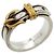 Ring Hermès Anello Hermes Ceinture in Oro Giallo e Argento