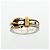 Ring Hermès Anello Hermes Ceinture in Oro Giallo e Argento - vista 2