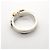 Ring Hermès Anello Hermes Ceinture in Oro Giallo e Argento - vista 8