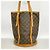 Borsa Tote Louis Vuitton Monogram Bucket GM Marrone - vista 13