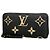 Louis Vuitton Monogram Empreinte Bicolor Zippy Wallet Schwarz Beige