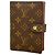 Couvre-agenda Louis Vuitton Monogram Agenda PM Marron