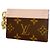 Tarjetero Louis Vuitton Brown Castaño