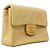 Bolsa de Ombro Chanel Mini Matelassé com Corrente Bege - vista 2