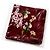 Foulard in seta Chopard con stampa floreale Rosa Bianco Rosso Giallo - vista 3