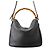 Borsa a mano Gucci Diana Bamboo Medium in pelle di vitello Marrone Nero
