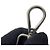 Borsa a mano Prada Triangle in tela e pelle Nero Blu navy - vista 13
