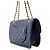 Borsa a tracolla con catena Chanel Matelassé Blu navy - vista 2