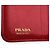 Cartera Prada bi-fold en piel roja - vista 14