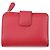 Cartera Prada bi-fold en piel roja - vista 3