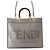 Saco Tote Fendi Sunshine Medium em couro