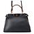 Borsa Fendi Peekaboo Regular Blu navy
