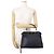 Borsa Fendi Peekaboo Regular Blu navy - vista 4
