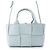 Borsa Bottega Veneta Candy Arco in lambskin Blu chiaro