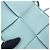 Borsa Bottega Veneta Candy Arco in lambskin Blu chiaro - vista 10