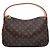 Borsa Louis Vuitton Slouchy PM Marrone Beige