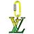 Louis Vuitton Bijou Sac LV Prism Bag Charm Keychain Verde Giallo