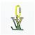 Louis Vuitton Bijou Sac LV Prism Bag Charm Keychain Verde Giallo - vista 2