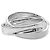 Tiffany & Co. 1837 Interlocking Double Band Ring Silber - Ansicht 2