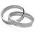 Tiffany & Co. 1837 Interlocking Double Band Ring Silber - Ansicht 6