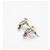 Chanel Coco Mark Strass-Stecker-Ohrringe Silber - Ansicht 11