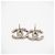 Chanel Coco Mark Strass-Stecker-Ohrringe Silber - Ansicht 5