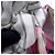 Scrunchie Chanel Grigio e Rosa Marrone - vista 4
