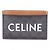 Céline Celine Triomphe Canvas Logo Card Case Brown - view 16