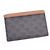 Céline Celine Triomphe Canvas Logo Card Case Brown - view 4