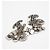 Orecchini Chanel Coco Mark Charm 99A Argento - vista 2