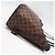 Borsa Louis Vuitton Damier Neverfull MM Marrone Beige - vista 7