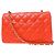 Chanel Classic Single Flap Quilted Lambskin Mini Arancione - vista 2
