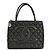 Borsa Chanel Medallion Tote Quilted Caviar Nero