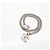 Collana Chanel Coco Mark con strass Argento - vista 5