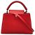 Borsa Louis Vuitton Capucines PM in pelle Taurillon Rosso