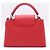 Borsa Louis Vuitton Capucines PM in pelle Taurillon Rosso - vista 2
