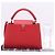 Borsa Louis Vuitton Capucines PM in pelle Taurillon Rosso - vista 3