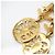 Chanel Coco Mark Logo Clip-Ohrringe Golden - Ansicht 10