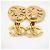 Chanel Coco Mark Logo Clip-Ohrringe Golden - Ansicht 5