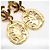 Chanel Coco Mark Logo Clip-Ohrringe Golden - Ansicht 8