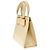 Borsa Tote convertibile Vara Bow in pelle Small Salvatore Ferragamo Beige - vista 3