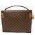 Céline Celine Top Handle Vanity Box Triomphe Coated Canvas Marrone - vista 2
