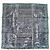 Hermès NUOVO BANDANA HERMES FOULARD 55CM DISCO COACHING SETA & METALLIZZATO NERO VERDE SCARF